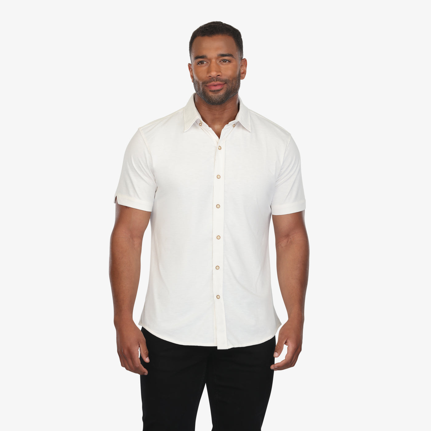 Optic White Knitted Shirt