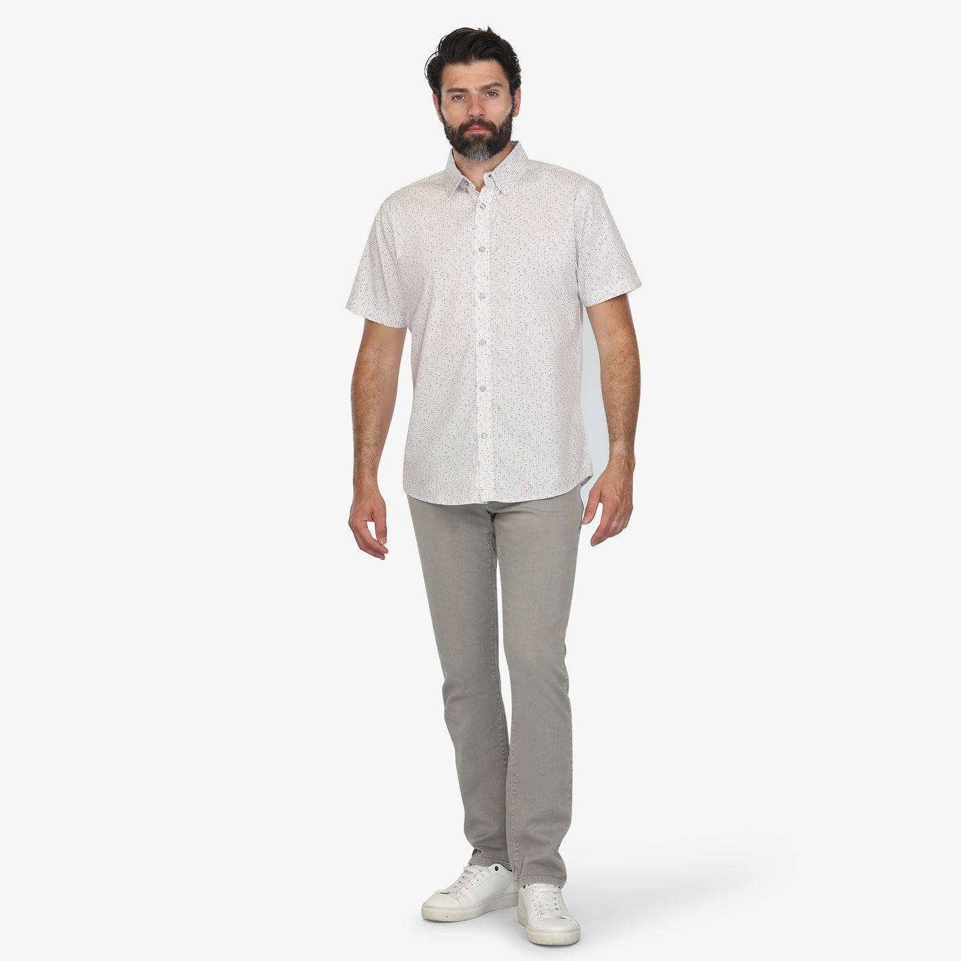 Electric Night Button-Down Shirt