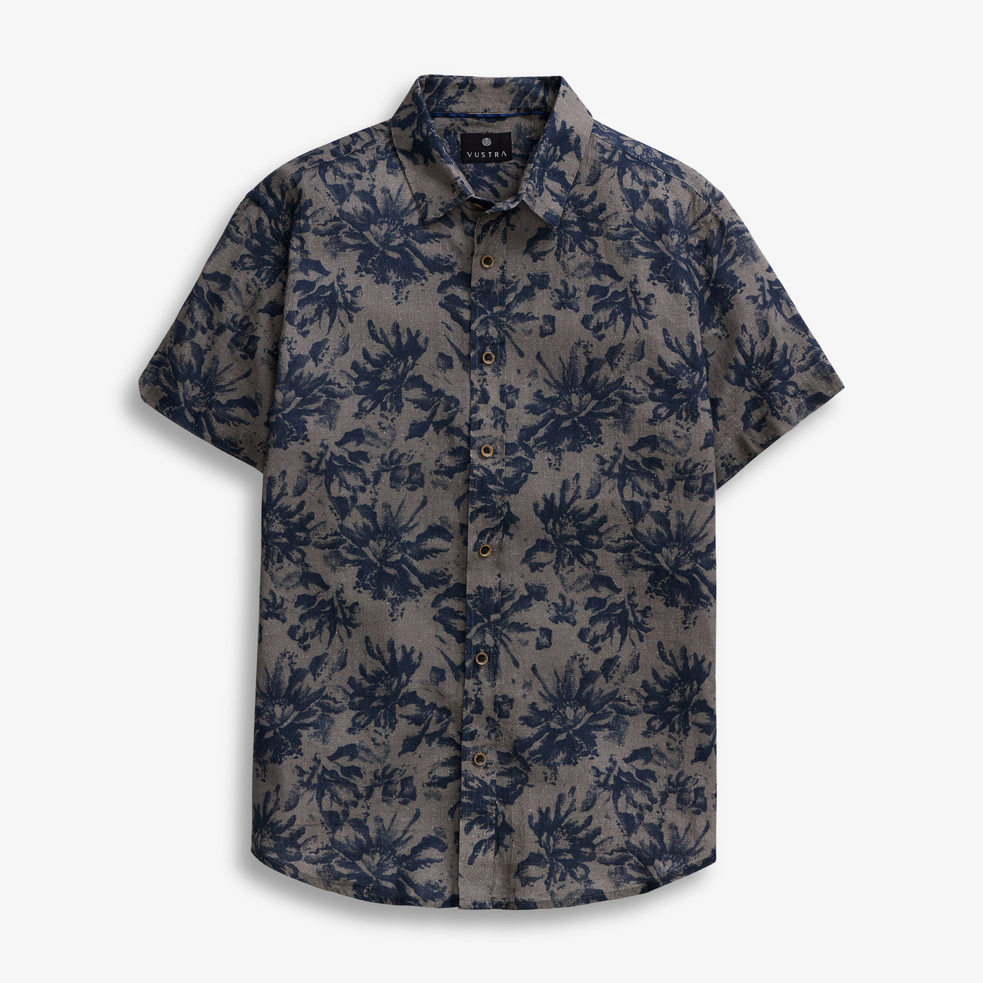 Maui Oasis Printed Linen Shirt