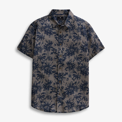 Maui Oasis Printed Linen Shirt