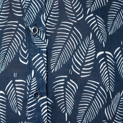 Island Breeze Printed Linen Shirt