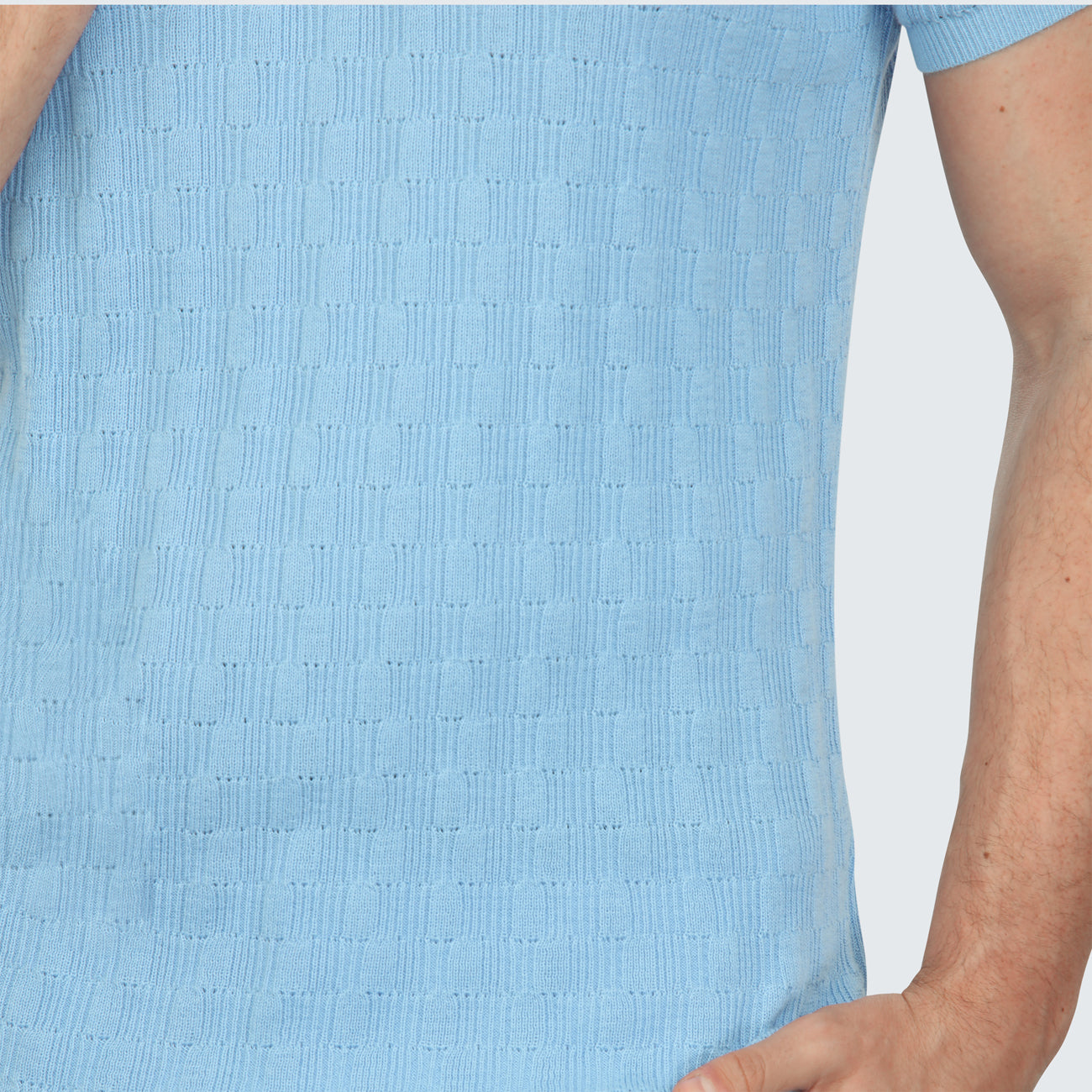 Misty Luxe Sweater Knit Polo