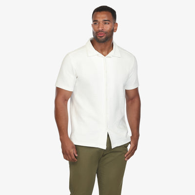 The Executive Camp Collar Knitted Shirt