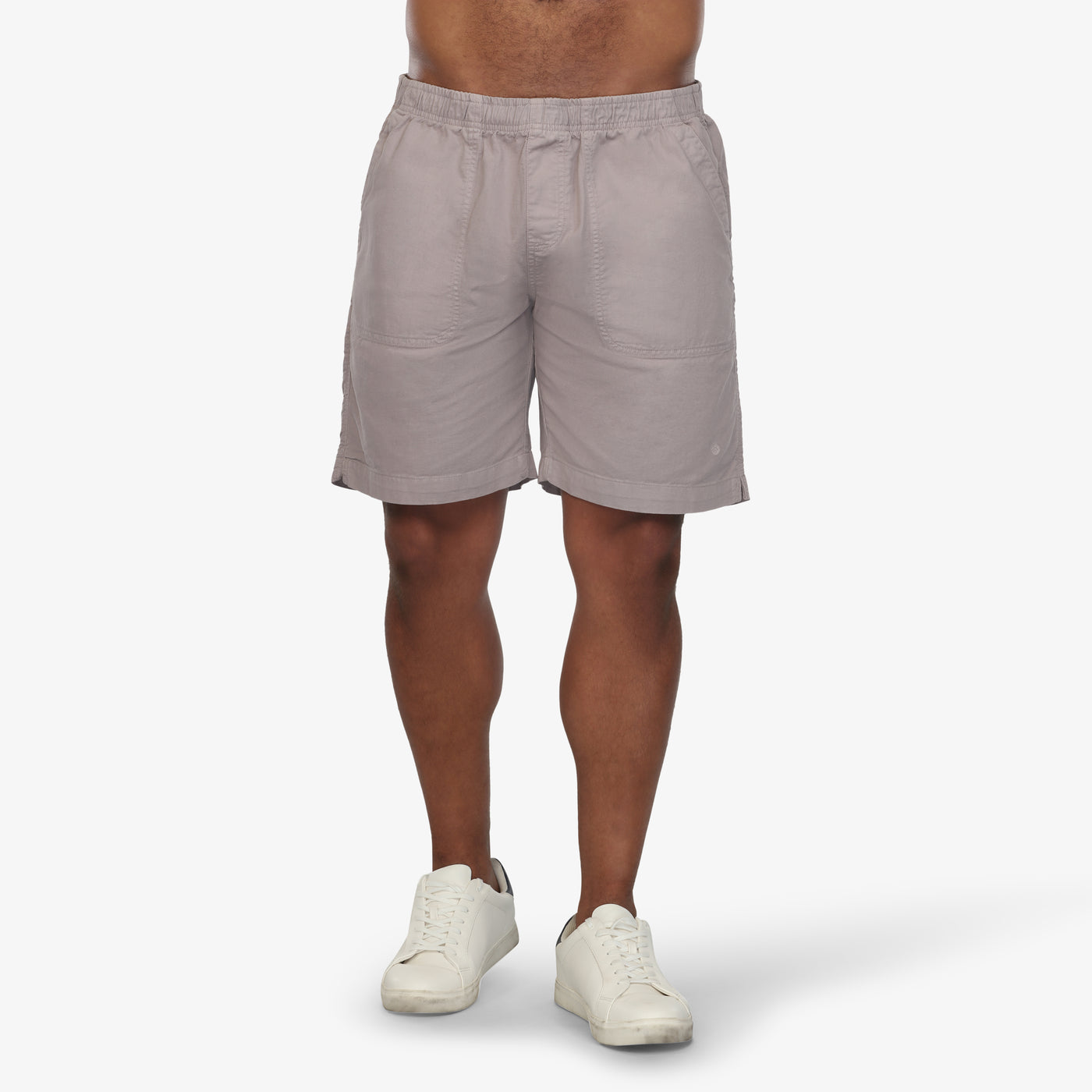 Stone-Grey Washed Everyday Shorts