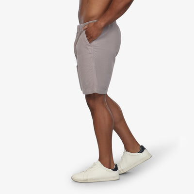 Stone-Grey Washed Everyday Shorts