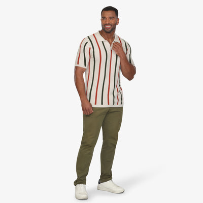 Havana Nights Luxe Sweater Knit Polo