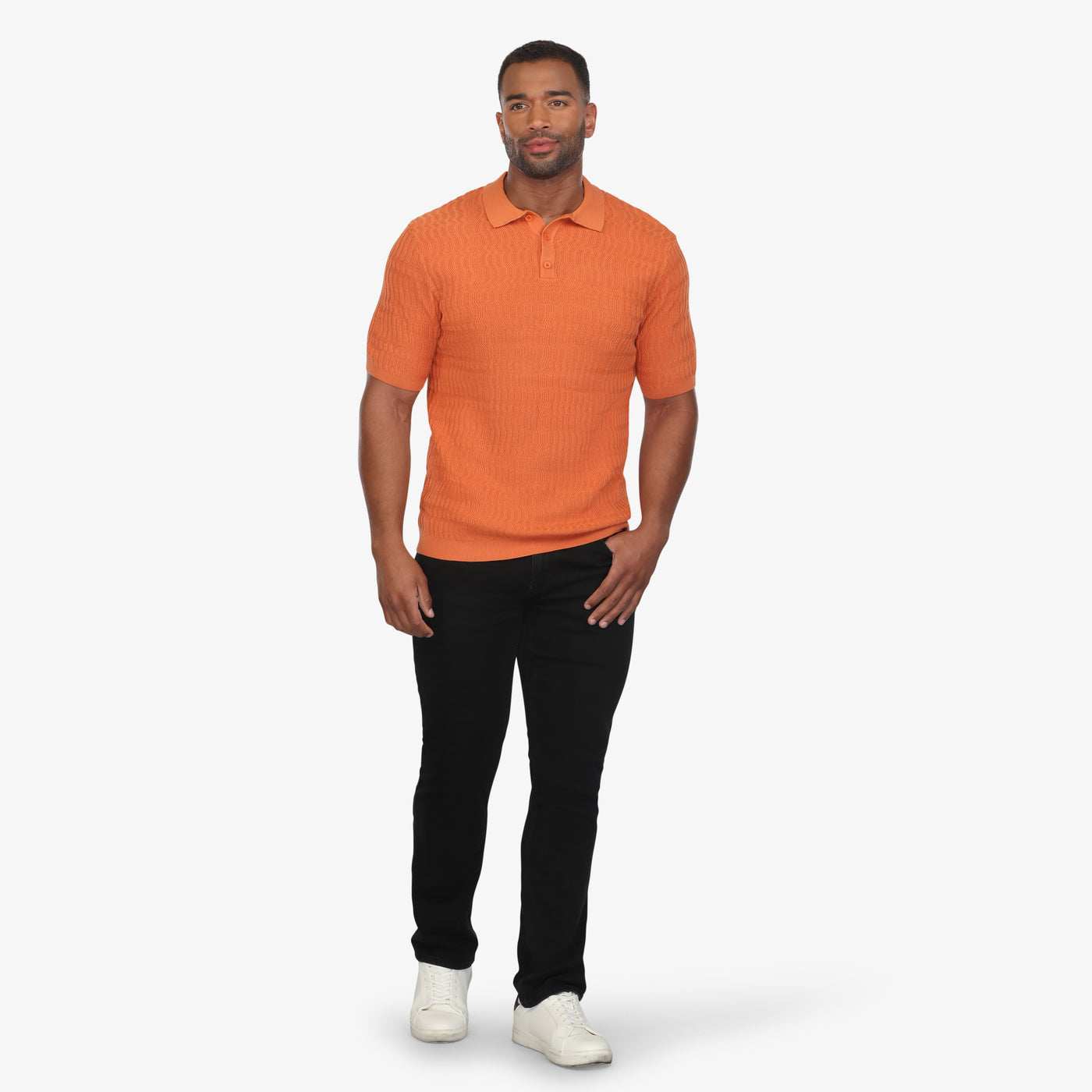 Gingersnap Luxe Sweater Knit Polo