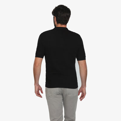 Midnight Luxe Sweater Knit Polo